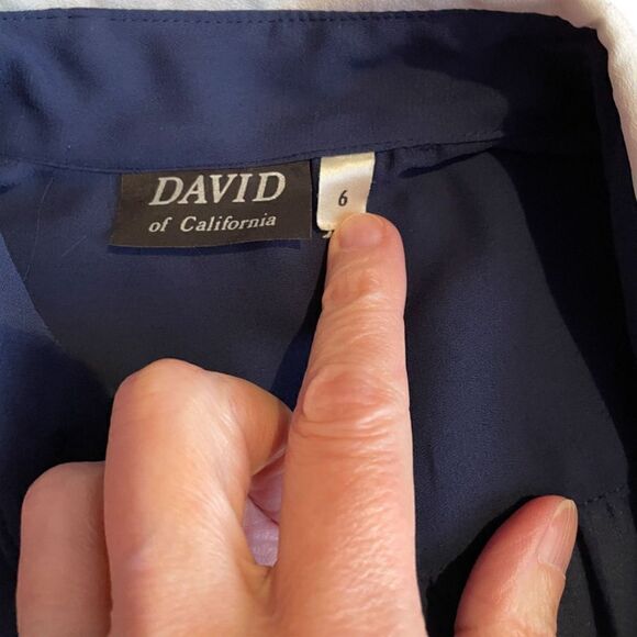 David Of California Vintage 1990's Dress Size 6 - Picture 10 of 13